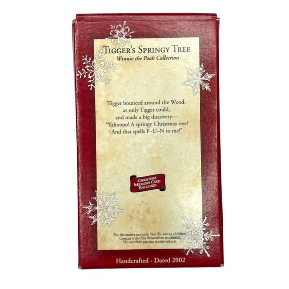 Tigger's Springy Tree 2002 Hallmark Keepsake Ornament - Picture 3 of 5